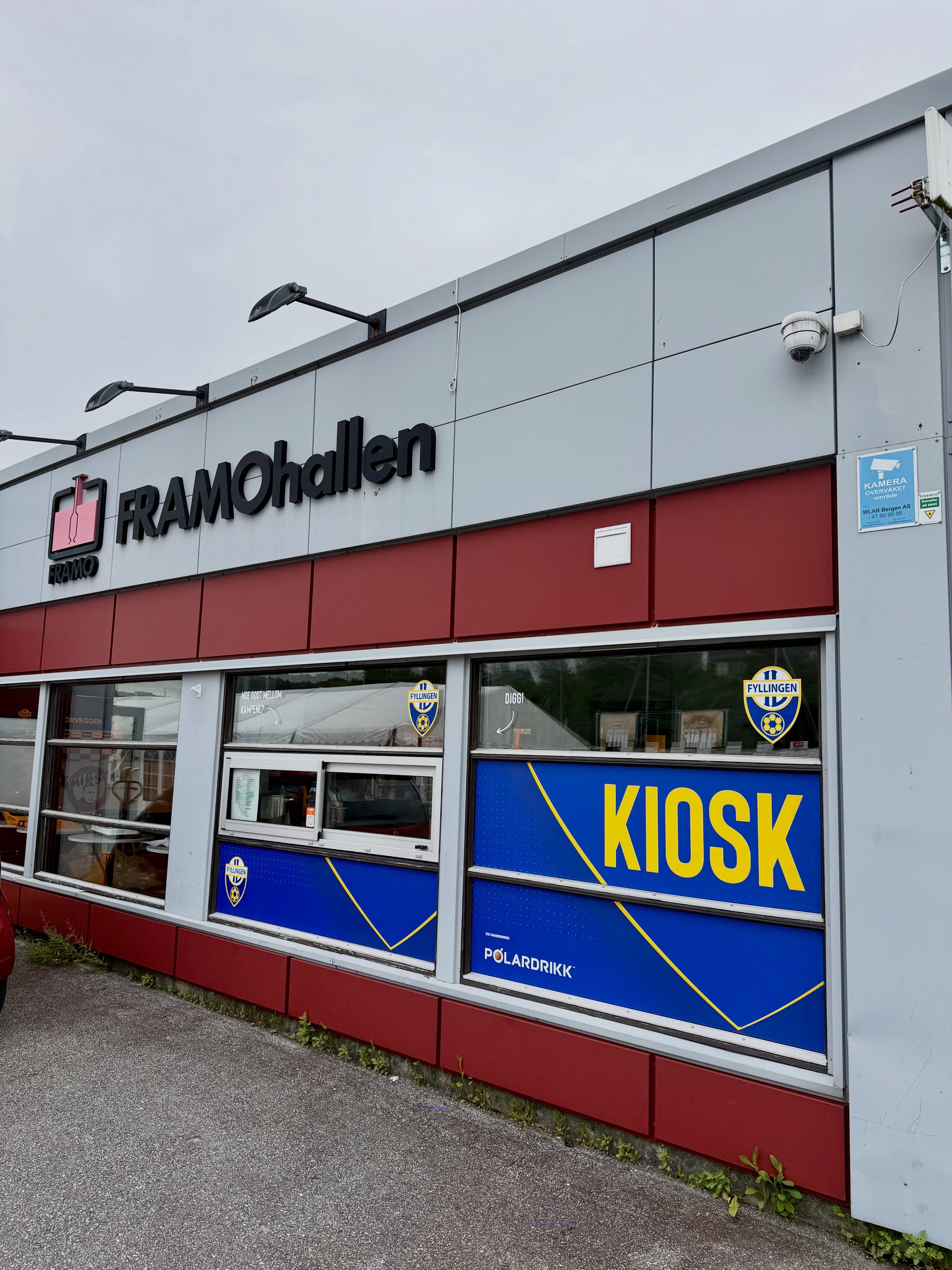 Kiosk i FRAMOhallen