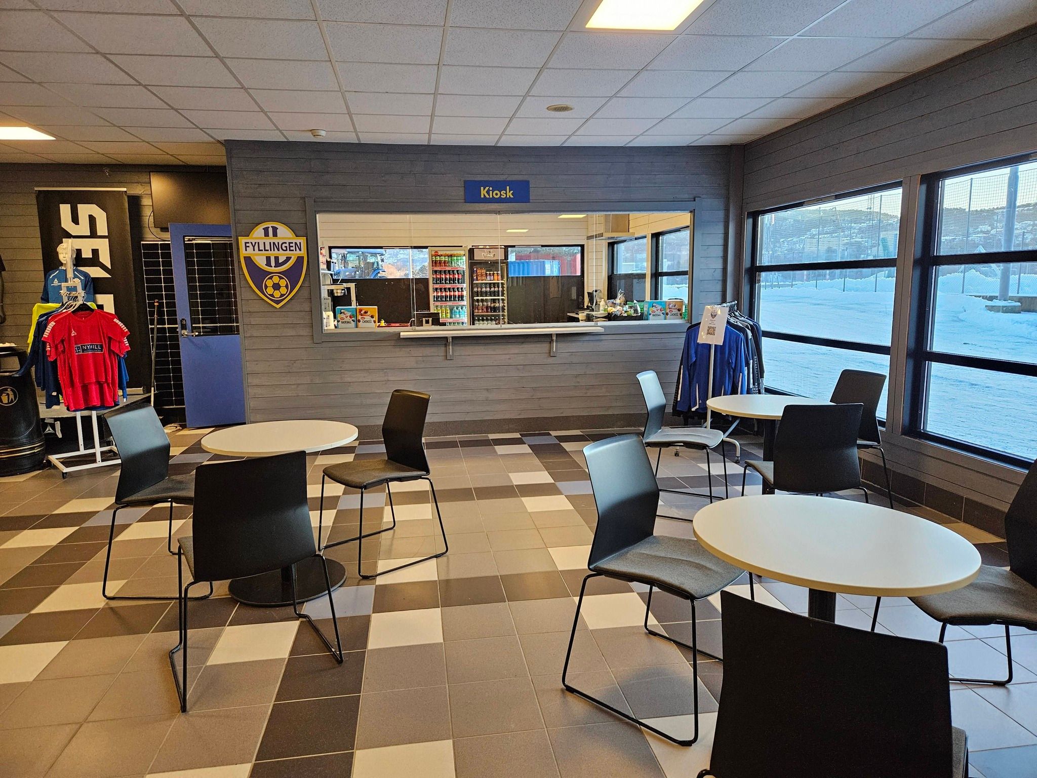 Kiosk i FRAMOhallen